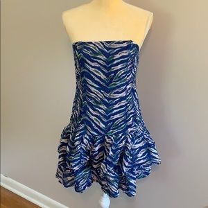 Strapless lightweight summer dress